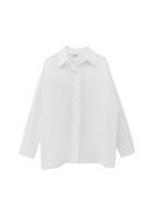 Women White Oversized Shirt