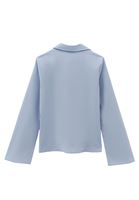 Bayan Mavi Slim-Fit Gömlek