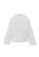 Bayan Beyaz Slim-Fit Gömlek