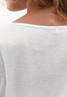 Women Cream Button-Detail T-Shirt