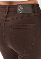 Bayan Kahverengi Yüksek Bel Skinny-Fit Pantolon ( TENCEL™ )