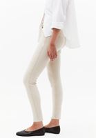 Bayan Bej Yüksek Bel Skinny-Fit Pantolon ( TENCEL™ )