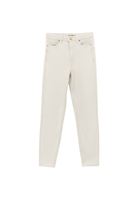 Bayan Bej Yüksek Bel Skinny-Fit Pantolon ( TENCEL™ )