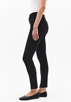 Bayan Siyah Yüksek Bel Skinny-Fit Pantolon ( TENCEL™ )