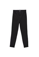 Bayan Siyah Yüksek Bel Skinny-Fit Pantolon ( TENCEL™ )