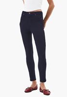 Bayan Lacivert Yüksek Bel Skinny-Fit Pantolon ( TENCEL™ )