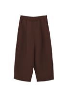 Bayan Kahverengi Keten Karışımlı Balon Pantolon ( TENCEL™ )