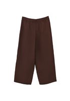 Bayan Kahverengi Keten Karışımlı Balon Pantolon ( TENCEL™ )