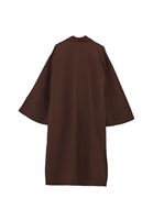 Bayan Kahverengi Keten Karışımlı Kimono ( TENCEL™ )