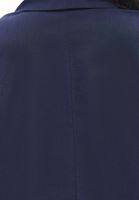Bayan Lacivert Keten Karışımlı Kimono ( TENCEL™ )
