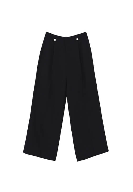 Keten Wide-Leg Pantolon ve Keten Yelek Kombini