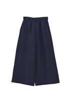 Bayan Lacivert Keten Karışımlı Wide-Leg Pantolon ( TENCEL™ )