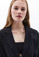 Bayan Siyah Bağlamalı Blazer Ceket ( TENCEL™ )