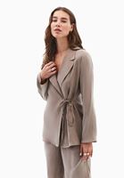 Bayan Kum Beji Bağlamalı Blazer Ceket ( TENCEL™ )
