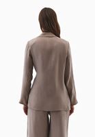 Bayan Kum Beji Bağlamalı Blazer Ceket ( TENCEL™ )