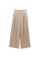 Women Beige Ultra High Waist Trousers (TENCEL™)