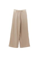 Women Beige Ultra High Waist Trousers (TENCEL™)