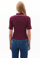 Bayan Mor Polo Yaka Triko Tişört
