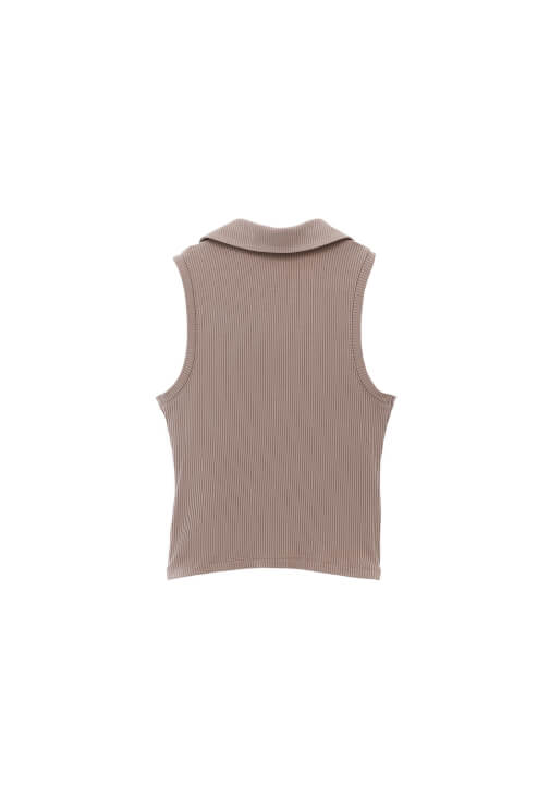 Büzgülü Atlet ve Wide-Leg Pantolon Kombini
