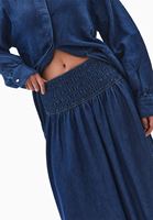 Bayan Mavi Gipeli Denim Etek ( TENCEL™ )