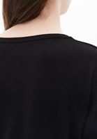 Women Black Boat Neck Knitwear Sweater