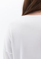 Women Cream Boat Neck Knitwear Sweater