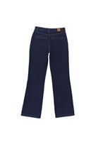 Women Blue Ultra High Rise Flared Denim Pants