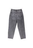 Women Grey Ultra High Rise Mom Fit Pants