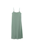 Women Green Modal Strappy Midi Dress
