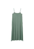 Women Green Modal Strappy Midi Dress