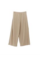 Women Beige High Rise Culotte Pants (MODAL)