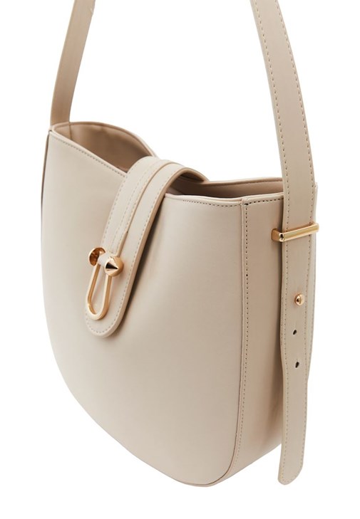 【EEUN】Oval buckle shoulder bag Elevated Glam Buckle Shoulder Bag | Windsor