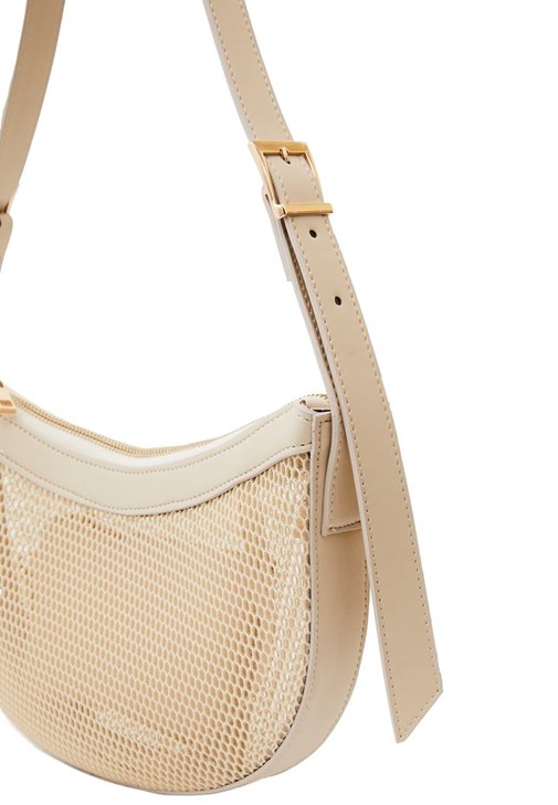 Big size／side gather bag／beige BEIS323468-PremiumWeekender-