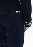 Flare Pantolon ve Denim Ceket Kombini