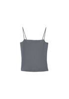 Women Green Cotton Strap Tank Top