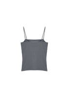 Women Green Cotton Strap Tank Top