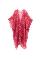 Bayan Pembe Desenli Kimono