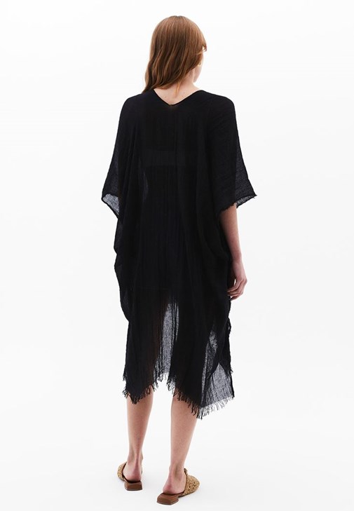 Basic Kimono ve Mini Etek Kombini
