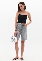 Women Black Modal Strap Tank Top