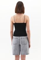Women Black Modal Strap Tank Top