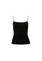 Women Black Modal Strap Tank Top