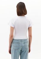 Women White Modal V-Neck Ruched Blouse