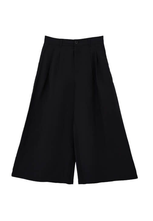 Culotte Pantolon ve Poplin Gömlek Kombini