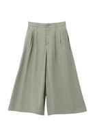 Culotte Pantolon ve Büzgülü Bluz Kombini