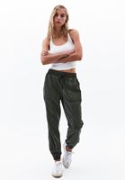 Bayan Haki Orta Bel Jogger Pantolon ( TENCEL™ )