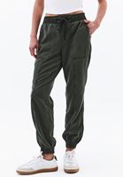 Bayan Haki Orta Bel Jogger Pantolon ( TENCEL™ )