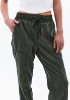 Bayan Haki Orta Bel Jogger Pantolon ( TENCEL™ )