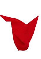 Women Red Pleated Scarf