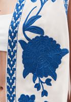 Bayan Çok Renkli Nakışlı Crop Yelek