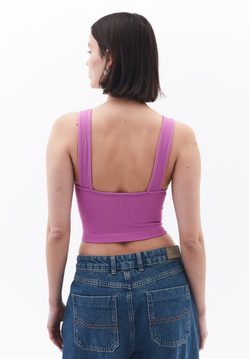 Seamless Crop Top ve Skater Pantolon Kombini
